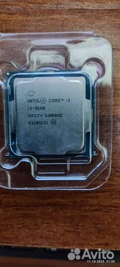 Процессор intel core i3 9100