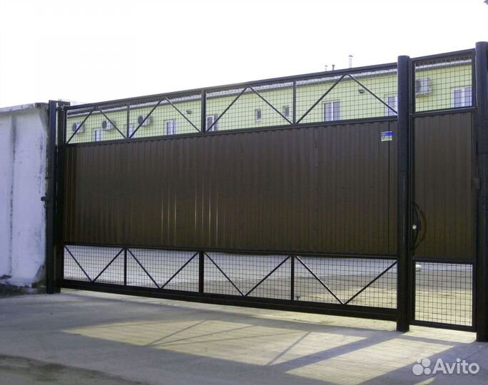 Откатные ворота в наличии