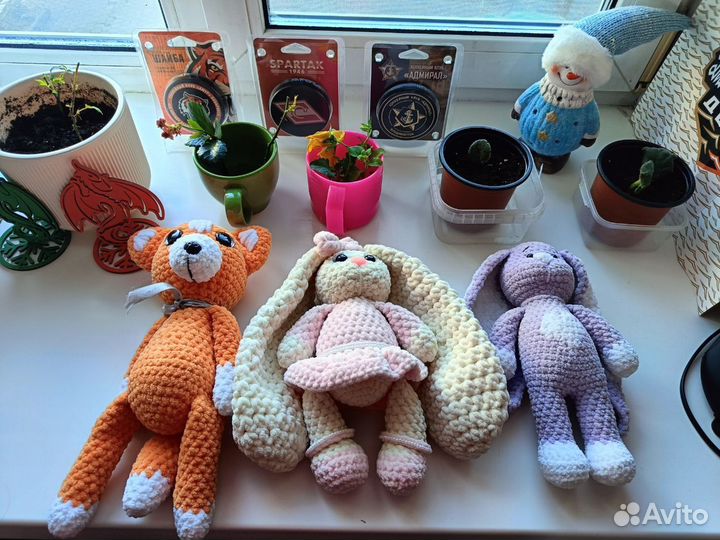 Детские игрушки вязаные