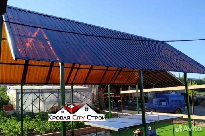 Профлист пэт пластиковый