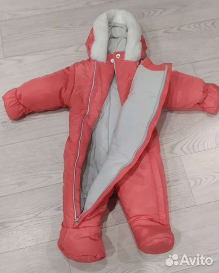 Зимний комбинезон для девочки 74