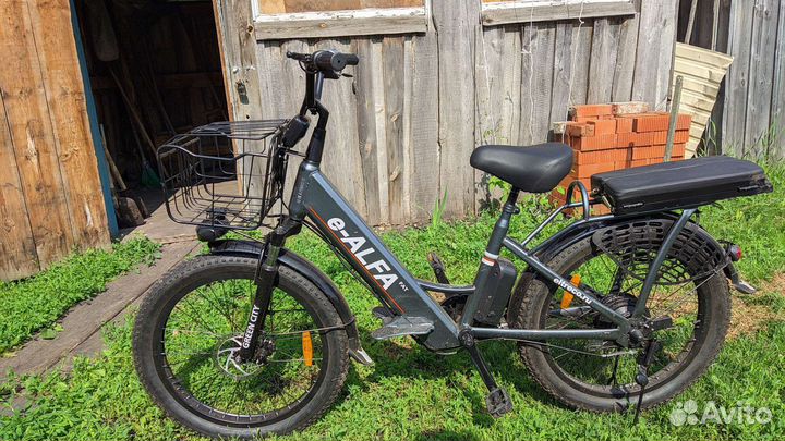 Электровелосипед green city e alfa fat