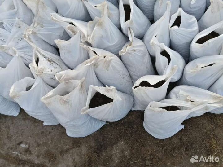 Чернозем земля в мешках 25-29 кг