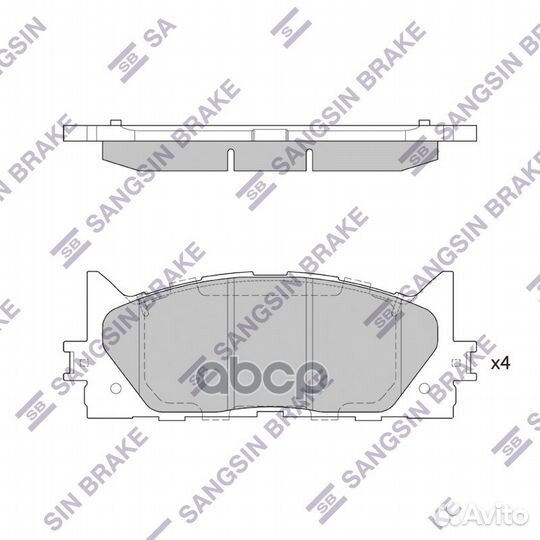 Колодки тормозные перед camry ##V40 06-11/V50 1