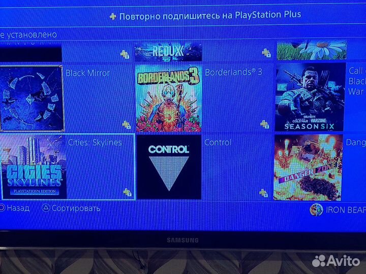 Sony Ps4 500гб + 100 игр