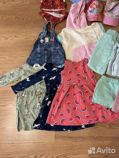 Вещи пакетом для девочки 110 116