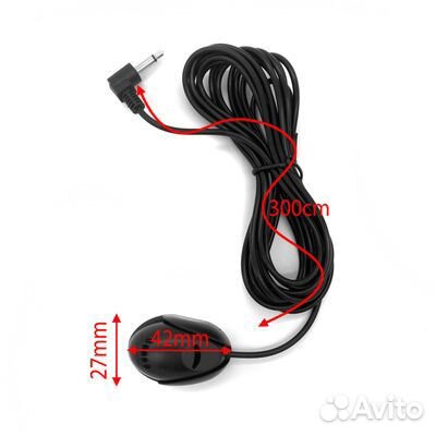 Микрофон на двустороннем скотче (Без RCA)