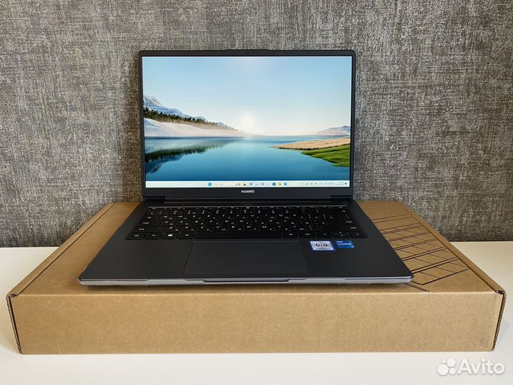 Ноутбук huawei MateBook D 14 MDF-X серый (2023)