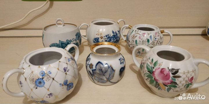 Сахарницы фарфор лфз без крышки