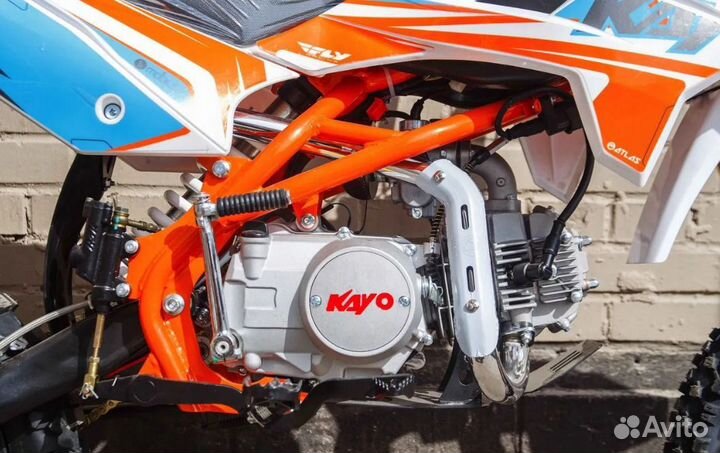 Мотоцикл kayo basic TT125EM pitbike Витрина
