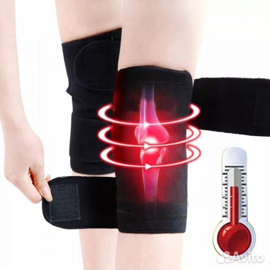 Турмалиновые наколенники с согревающим эффектом
