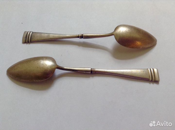 Ложка чайная серебро 84. Модерн