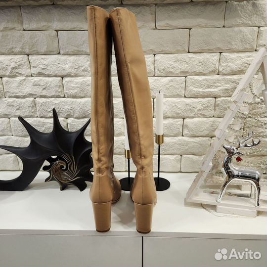 Сапоги трубы zara basic collection