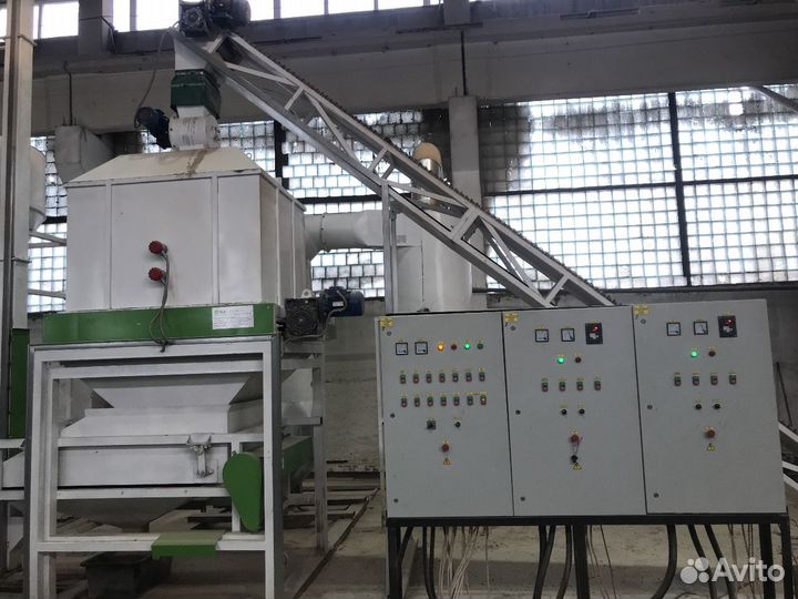 Линия гранулирования опила естественной влажности