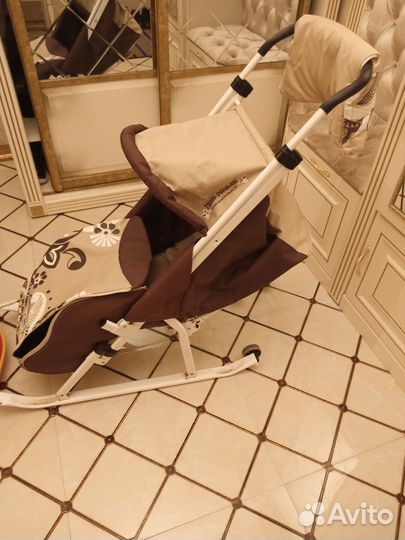 Детские санки коляска