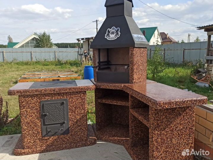 Модульные печи барбекю, гриль,казан