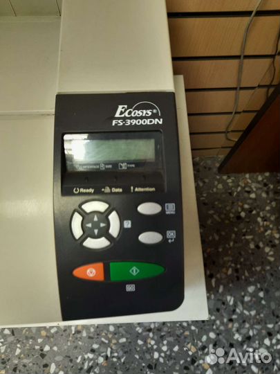Принтер лазерный б/у Kyocera FS-3900dn с пробегом