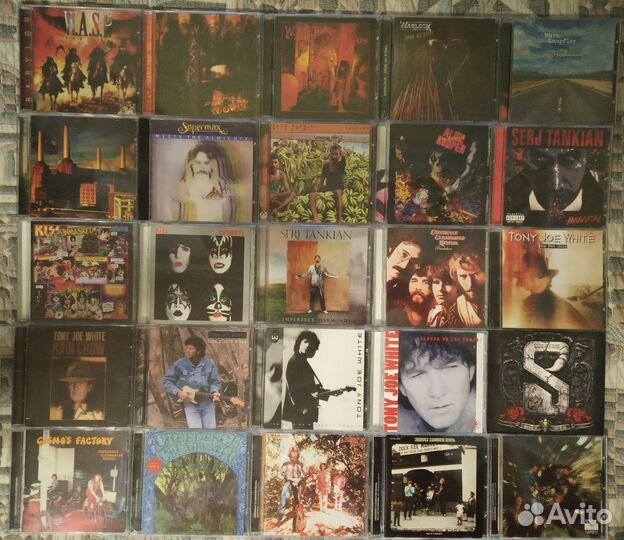 CD музыка rock metal disco