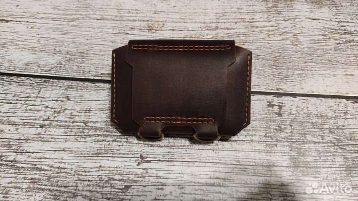 Кошелек мужской кожаный ручной работы