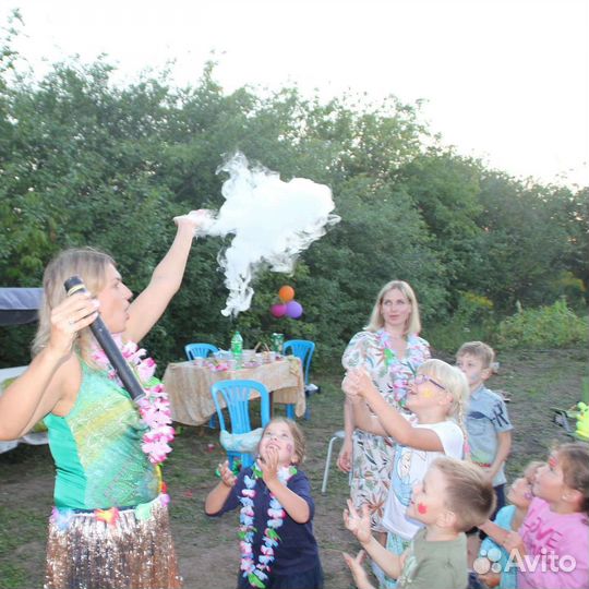 Шоу гигантских мыльных пузырей