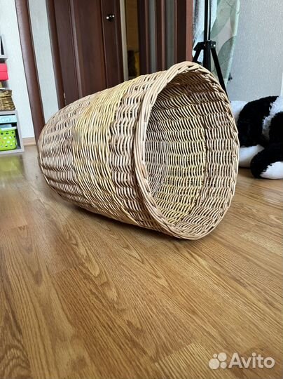 Корзина для белья плетеная/корзина для хранения