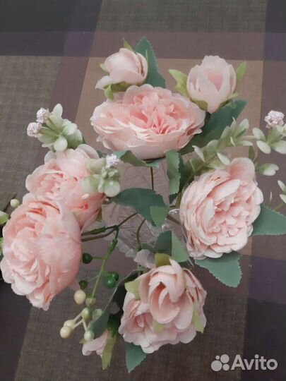 Интерьерные цветы, искусств.шелк