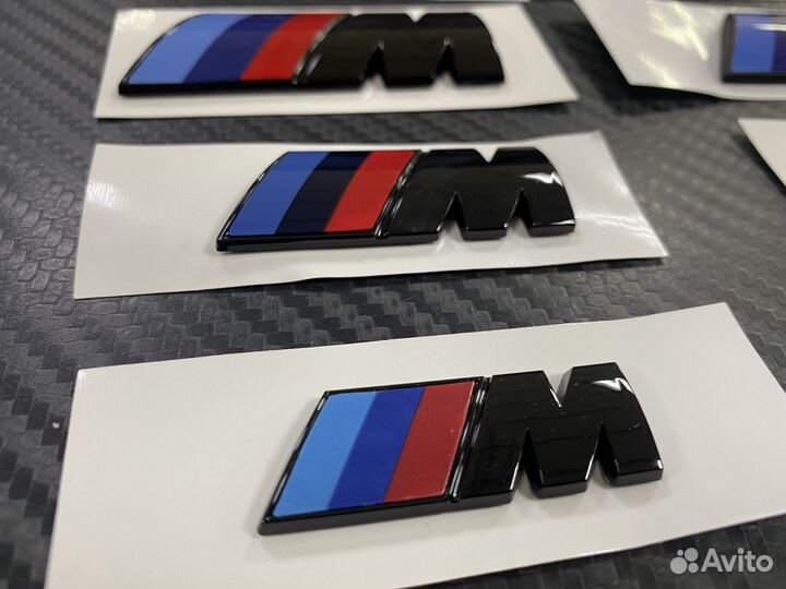Эмблемы на крыло и Крышку Багажника M Power BMW