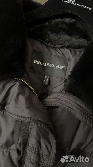 Пуховик emporio armani