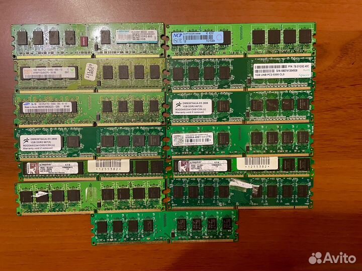 Оперативная память ddr2 1gb и 2gb