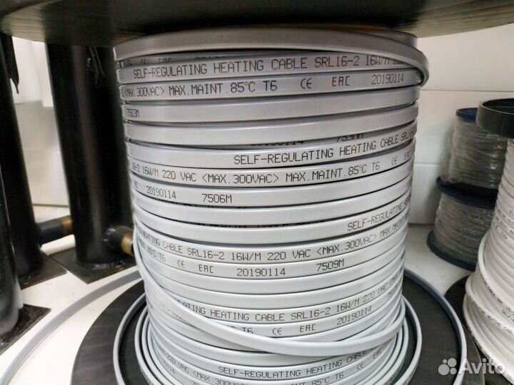 Греющий саморегулирующийся кабель 16, 24, 30 Вт