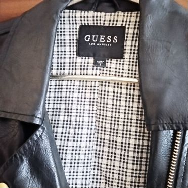 Кожаная женская куртка косуха гуэс, р-р 42