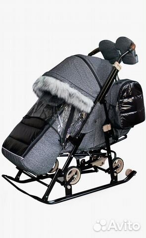 Детские санки коляска