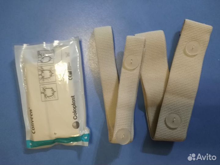 Пара ремешков для крепления мочеприемников