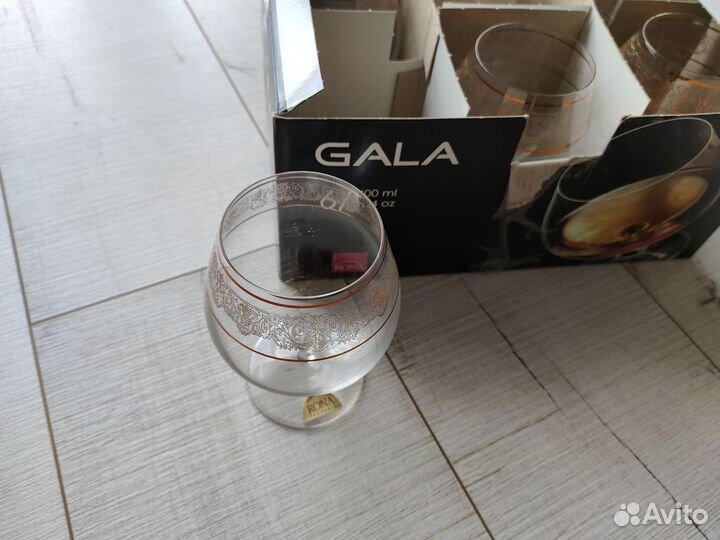 Бокалы для коньяка Rona Gala, набор 6 шт. Хрусталь