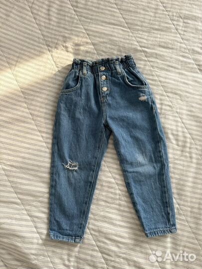Джинсы zara 104 для девочки