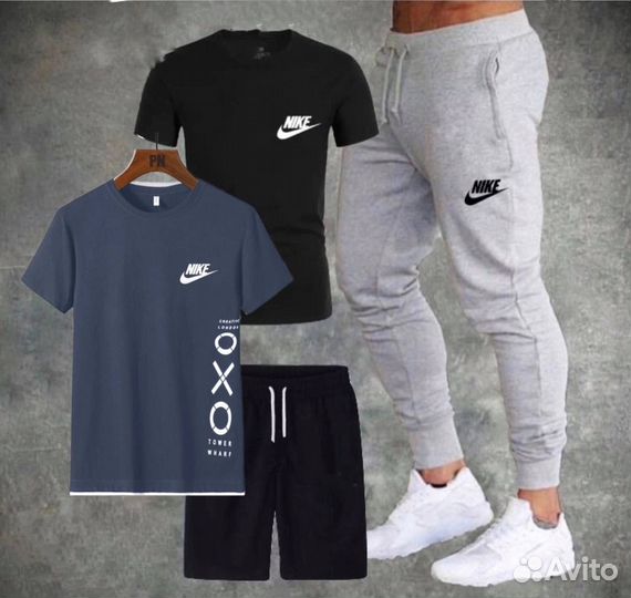 Черный спортивный костюм Nike 4 в 1