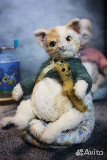 Кот Персик тедди игрушка