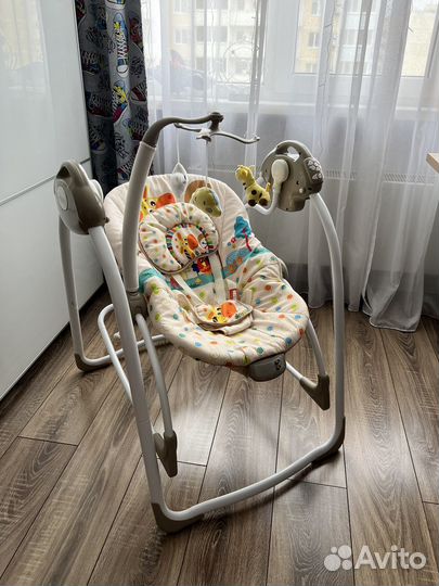 Детские электрокачели, шезлонг