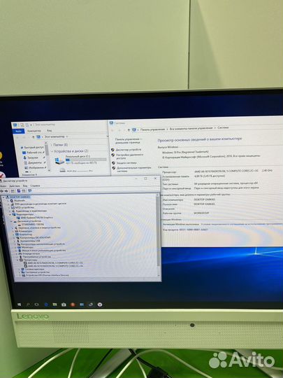 Моноблок lenovo AIO 510-22ASR