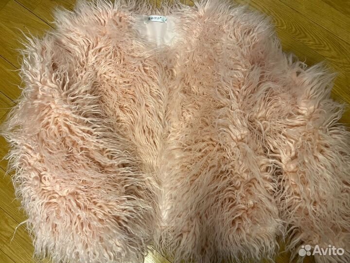 Розовая шубка