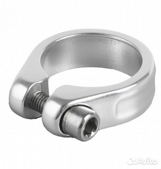 Хомут 5-250961 подсед. 34,9мм серебристый (на бли