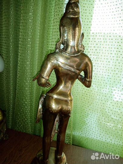 Статуэтка. Бронза. Богиня Парвати 43см