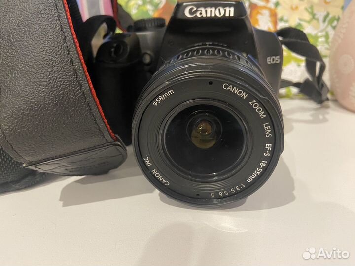 Зеркальный фотоаппарат canon eos 1000d