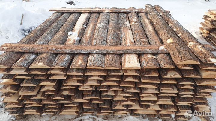 Горбыль деловой кедровый 2 метра