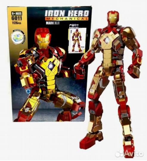 Аналог Lego Конструктор Железный Человек 6011