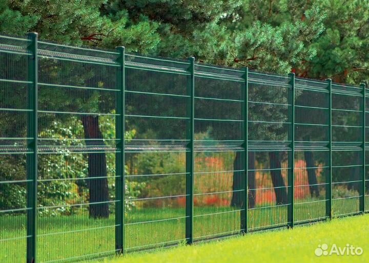 Забор из 3D сетки профессионально под ключ