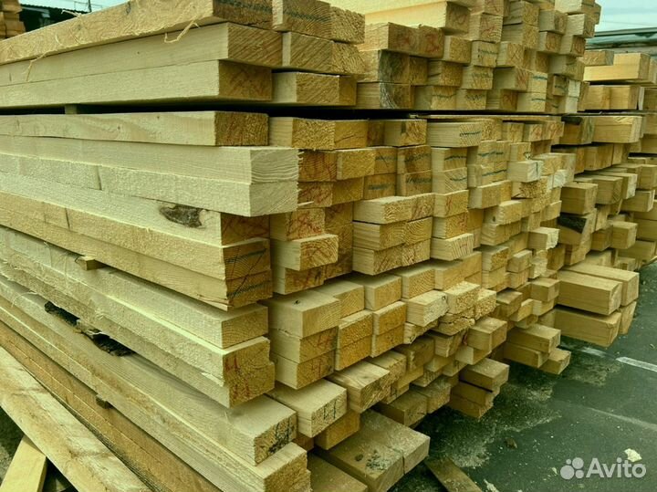 Доска обрезная 25х150х6000мм 1 сорт ГОСТ