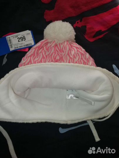 Шапка для девочки новая 50 52
