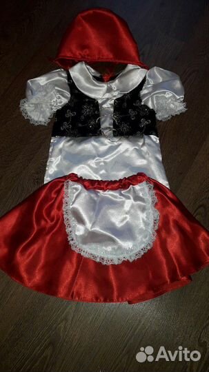 Карнавальный костюм на девочку Красная шапочка