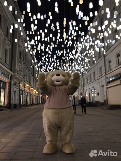 Мишка медведь поздравление белый